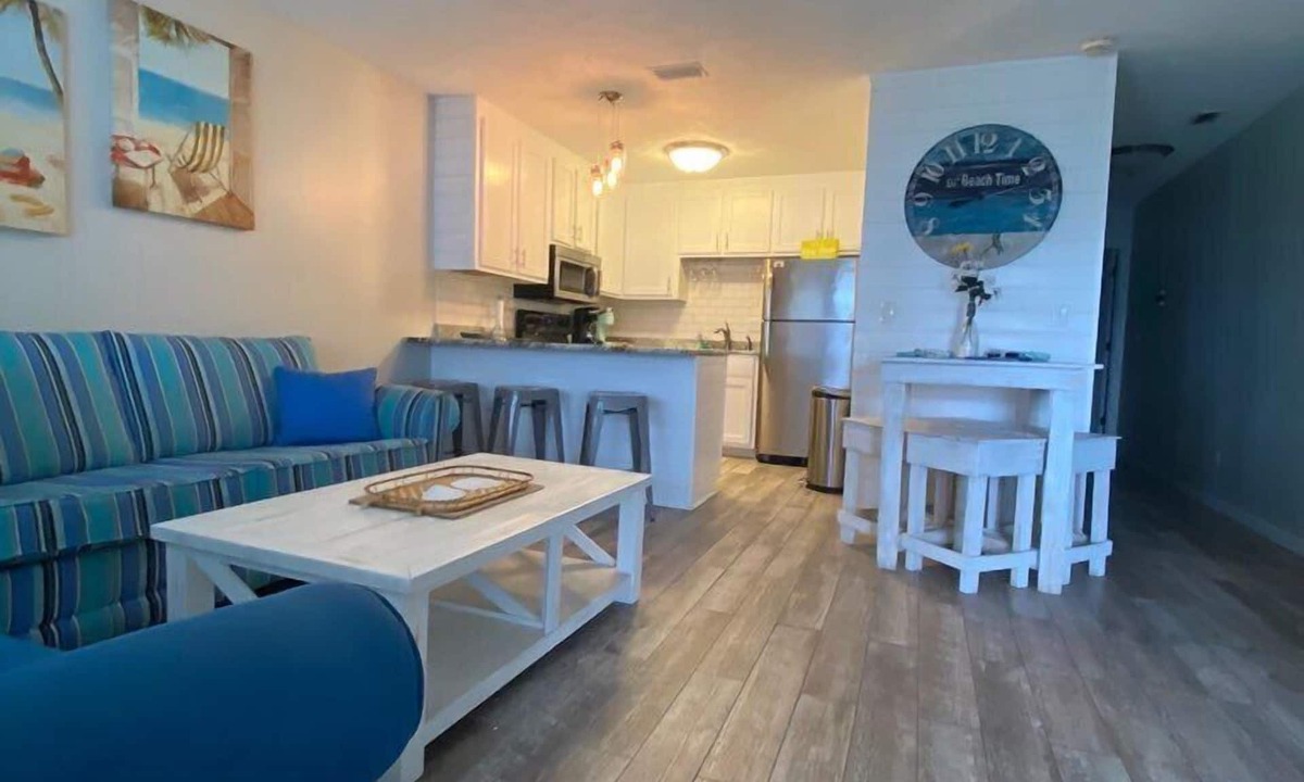 West Panama City Beach Condo | Beach across the street! Easy Parking!