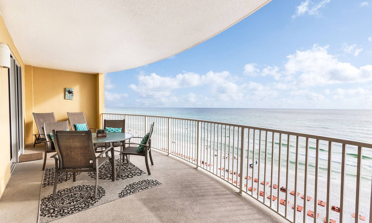 West Panama City Beach Condo | Beachfront Luxury! Beach Chairs Included! Right on the Beach!