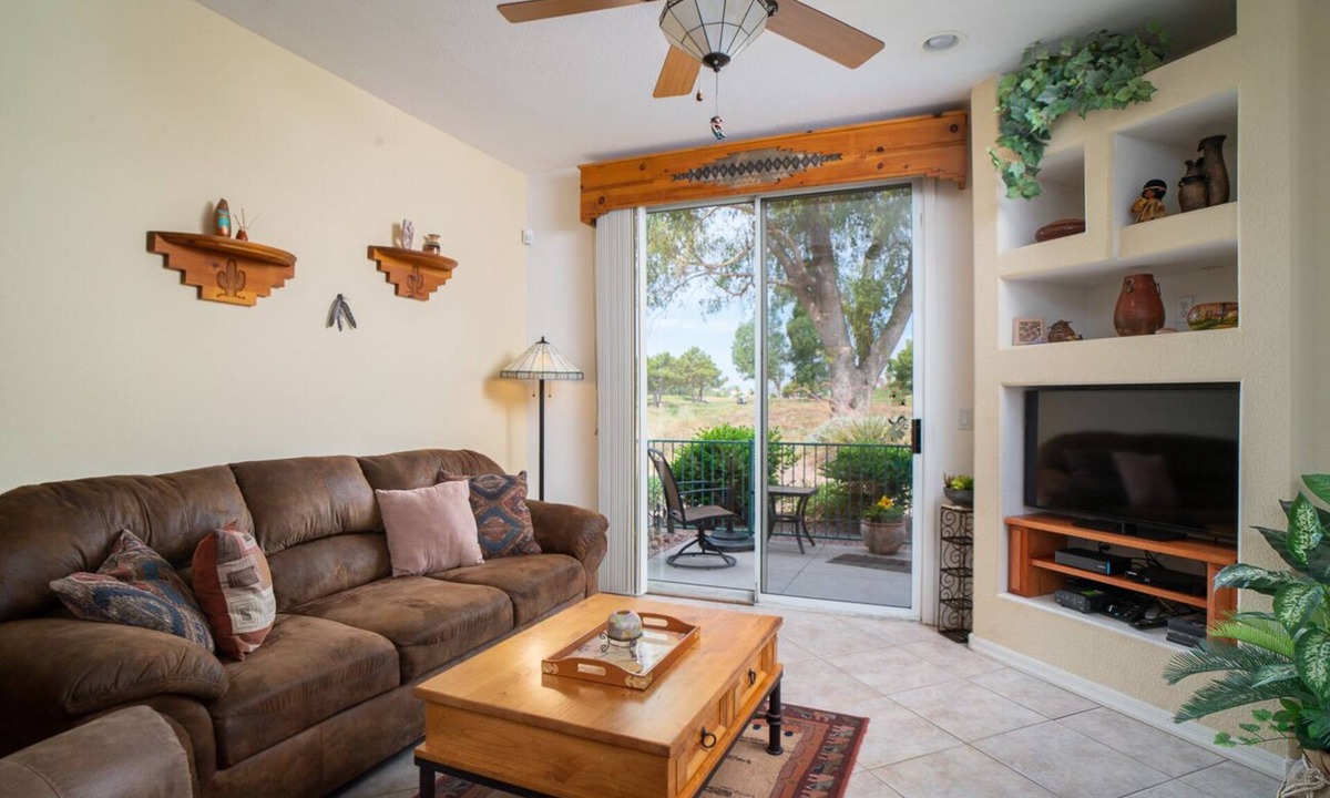 Superstition Lakes Condo | Beautiful Golf Course view with gorgeous sunsets