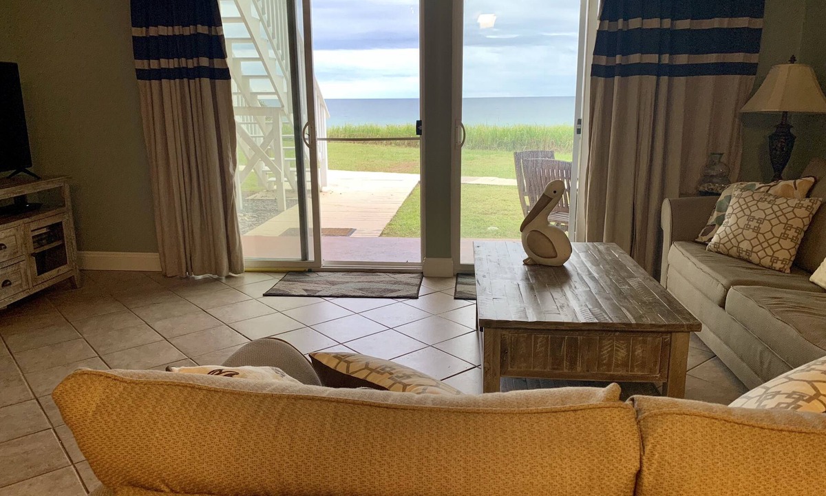 Seacrest Condo | Gulf Front! Spectacular View! 1 Bedroom w Pool & Umbrella/2 chair PRIVATE BEACH