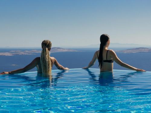 Fanari Villa | Villa Aetherion Mykonos 9 Bedrooms Infinity Pool Sea Views