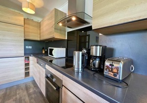 150m from shops, floor -1, balcony, tv, ski locker, 45m², Les Menuires