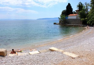 Studio flat with terrace and sea view Lovran, Opatija (AS-14178-a)