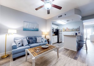 Stylish condo with lake views, bike rentals, & pools - walk to the beach