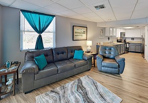 Updated island getaway with a pool, hot tub, & fishing pier - walk to beach & dining