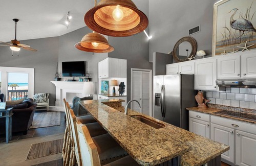 West Panama City Beach Condo | Beautiful Corner (End) Unit with Wrap-Around Balcony and Western Sunset Views