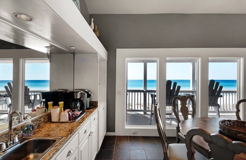 West Panama City Beach Condo | Beautiful Corner (End) Unit with Wrap-Around Balcony and Western Sunset Views