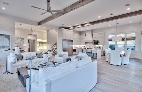 Seacrest House | Spend Summer by the Beach! Steps From The Beach! Private Pool! Gulf Views! Low-Speed Vehicle!