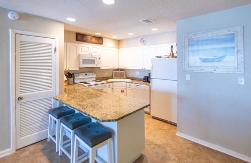 Seacrest Condo | Wonderful, spacious Gulf front Condo - PRIVATE BEACH - 2 balconies overlook Gulf
