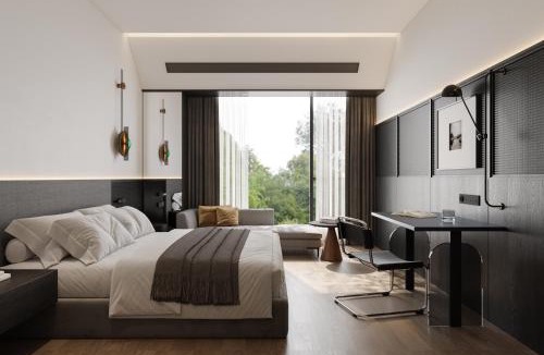 Shizhong District Hotel | 乐山L私汤江景酒店乐山大佛店leshan