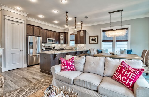 Rosemary Beach House | 2 Master Bedrooms, Large Upper Deck Kitchen, 4 Bikes Included Pet Friendly