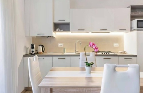 Levico Terme Apartment | Blue-green apartment. A 3" walk to the center, spa and lake.