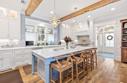 WaterSound Beach House | Book Now for a Winter Getaway! Gulf Views! Private Heated Pool! Golf Cart!
