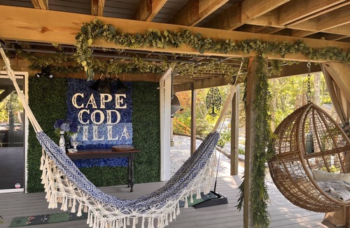 East Harwich Villa | Cape Cod Villa pond front vacation home, retreat, spa, venue, film location