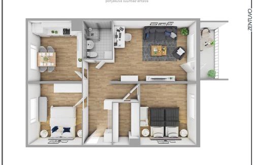 Rauma Apartment | Casa Merikotilo merellisessä Meriraumassa.