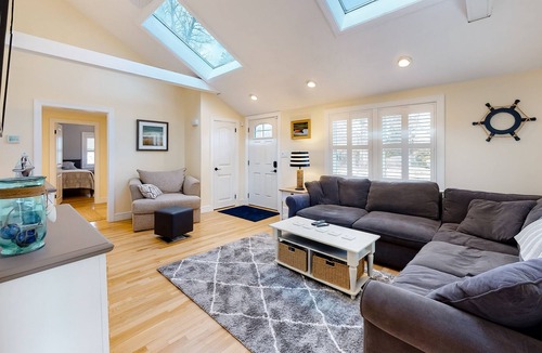 West Harwich House | Charming, Family-Friendly Home w/ WiFi, a Large Yard, Deck, Gas Grill, & Firepit