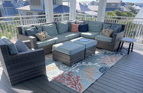 Seacrest Beach House | Cloud Nine Seacrest Beach - Walk to Rosemary & Alys! Outdoor living on 5 porches