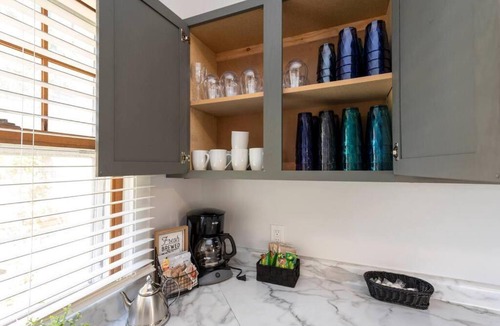 Michigan City Apartment | Downtown Retreat, Hot Tub, Firepit, Grill