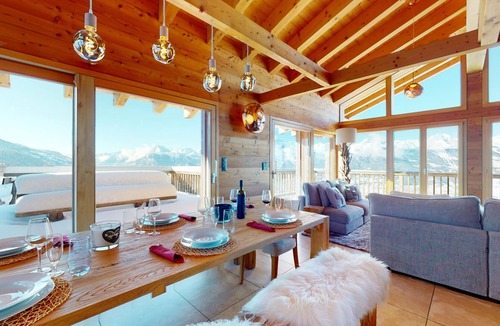 Veysonnaz Ski Chalet | Egg SAUNA & LUXURY chalet 16 pers
