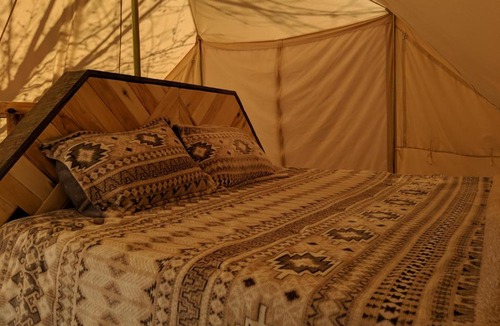 Moab South Valley Other | FunStays Glamping Setup Tent in RV Park #6 OK-T6