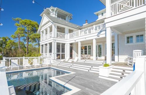 WaterSound Beach House | Gulf Bridge by Stay on 30A- Pool, Bikes, Golf Cart
