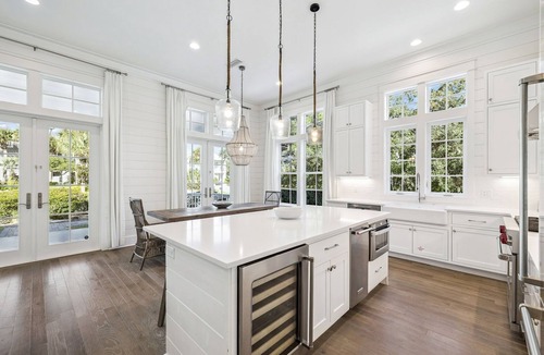 Seacrest House | Luxury family-friendly retreat with private pool, spa, & charming carriage house