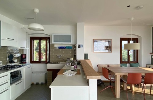 Torri del Benaco Condo | Modern vacation apartment with lake view on Lake Garda
