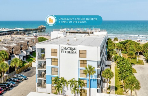 Cocoa Beach Condo | Next to Cocoa Beach Pier Recently Renovated Oceanfront Condo with Heated Pool