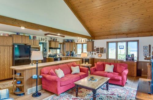 Three Rivers House | Private Dock and Stunning Views Corey Lake Getaway!