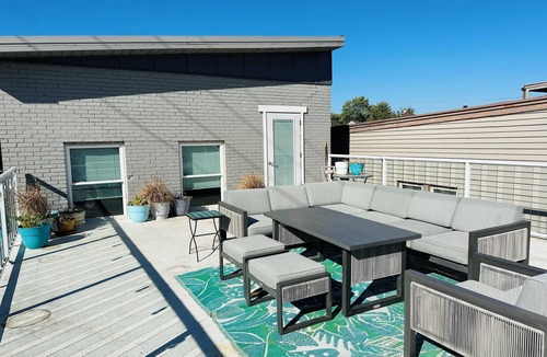 Logansport House | Spacious and luxurious downtown loft in Logansport w/incredible rooftop patio