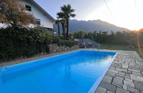 Parcines Apartment | Studio Apartment "Casa Sonngart" with Mountain View, Private Pool & Wi-Fi