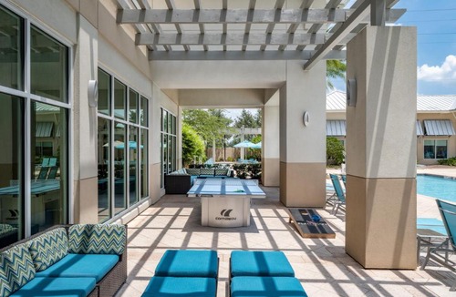 Florida Central Atlantic Coast Hotel | TownePlace Suites Orlando at FLAMINGO CROSSINGS Town Center, Western Entrance