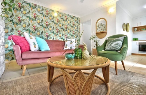 Parramatta Park Apartment | Tropicana Pineapple - Chic Retreat with Private Courtyard & BBQ
