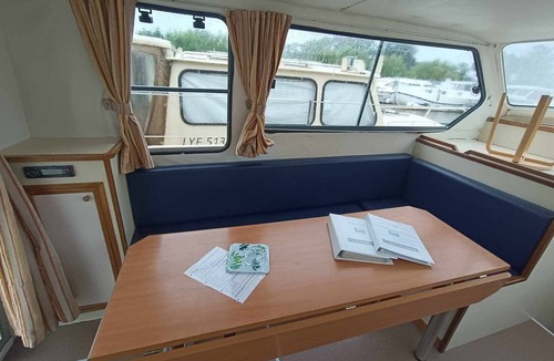 Pontailler-sur-Saone Boat Rental | "Unique Stay on Triton 1050 Boat at Port de Plaisance, Pontailler-sur-Saône"