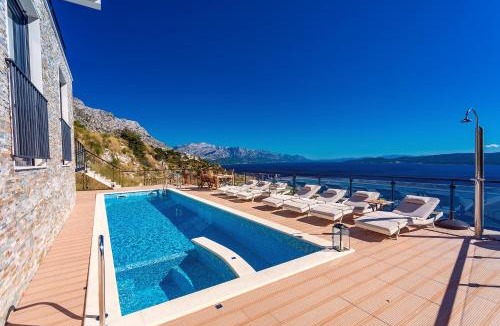 Lokva Rogoznica Villa | Villa Mia with private pool, Whirlpool, gym, sauna, seaviews