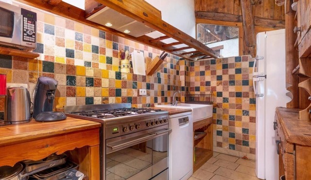 Chalet, sauna, balcony, fireplace or stove, parking, tv, 125m², Peisey-Vallandry