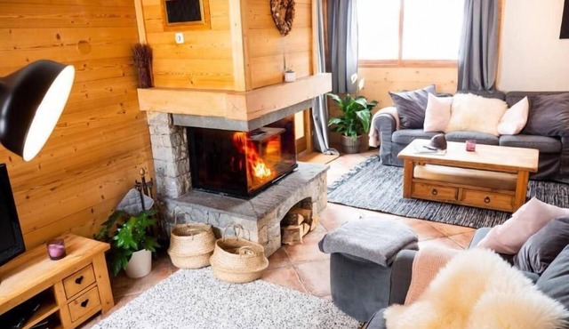 Chalet, view valley, sauna, balcony, fireplace or stove, parking, tv, 153m², Méribel-Mottaret