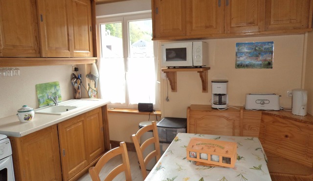 Downtown apartment with an exceptional view of Sancy. 2 bathrooms with toilets.