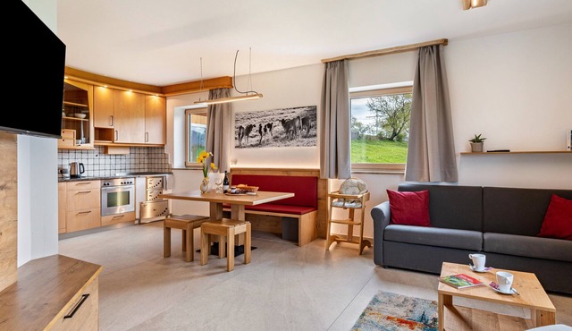 Holiday Apartment Schlern Bio Schrofhof with Mountain View, Private Terrace and Wi-Fi