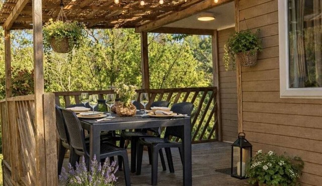 Mobil home 3 rooms 4/6 pers - linen & cleaning included - Camping 4* Pégomas (Cannes)