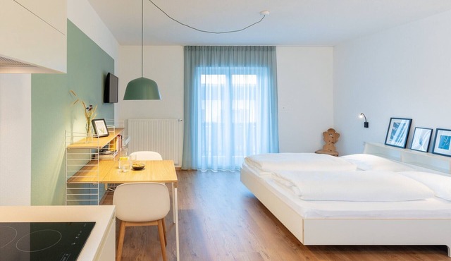 Modern "Hus Apartment - Nr. 1" with Balcony, Garden & Wi-Fi