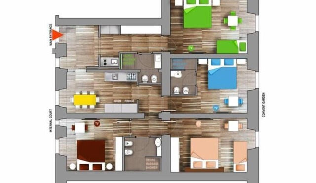 Rome: NEW from 3 up to 11 people Central, Modern and bright