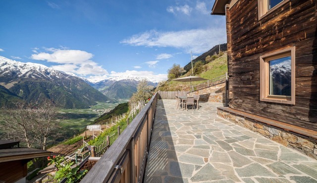 Rustic Chalet Flatsch on Mountain Farm with Terrace