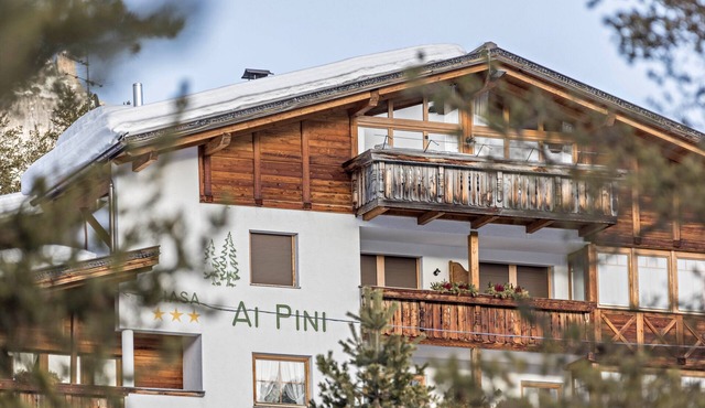 Studio Apartment “Ciasa ai Pini 211” near Ski Lifts with Mountain View, Balcony & Sauna