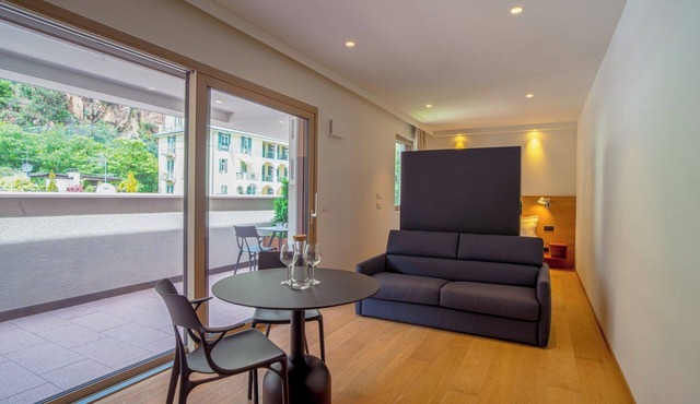 Studio with terrace