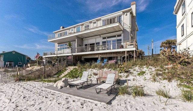 Stunning Oceanfront Escape with Private Beach Access in St. Augustine