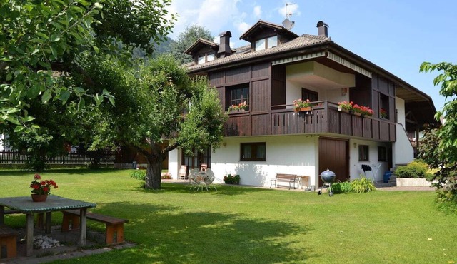 Three-room apartment on the top floor of a villa