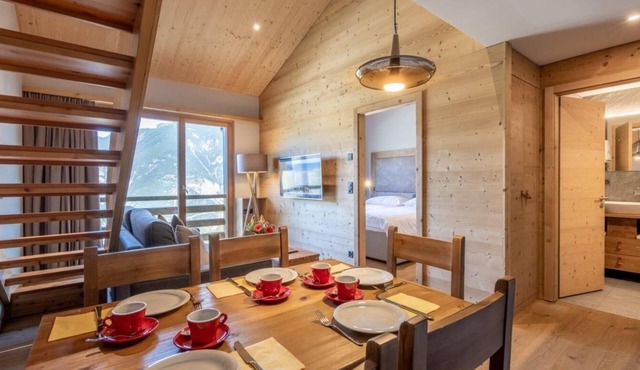 Wifi, 250m from shops, fitness, sauna, hammam, tv, ski locker, 55m², Vercorin