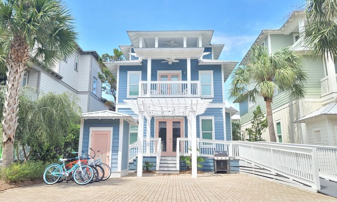 Seacrest Beach House | Beautiful and Luxurious Seacrest Beach Home! n30A ♥ Easy Beach and Pool Access!