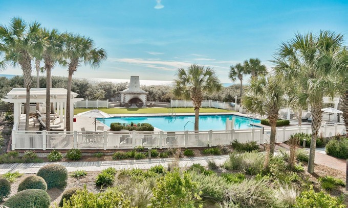 WaterSound Beach Condo | Book a Vacation Today! Gulf Front! Beach Access! 4 Bikes!